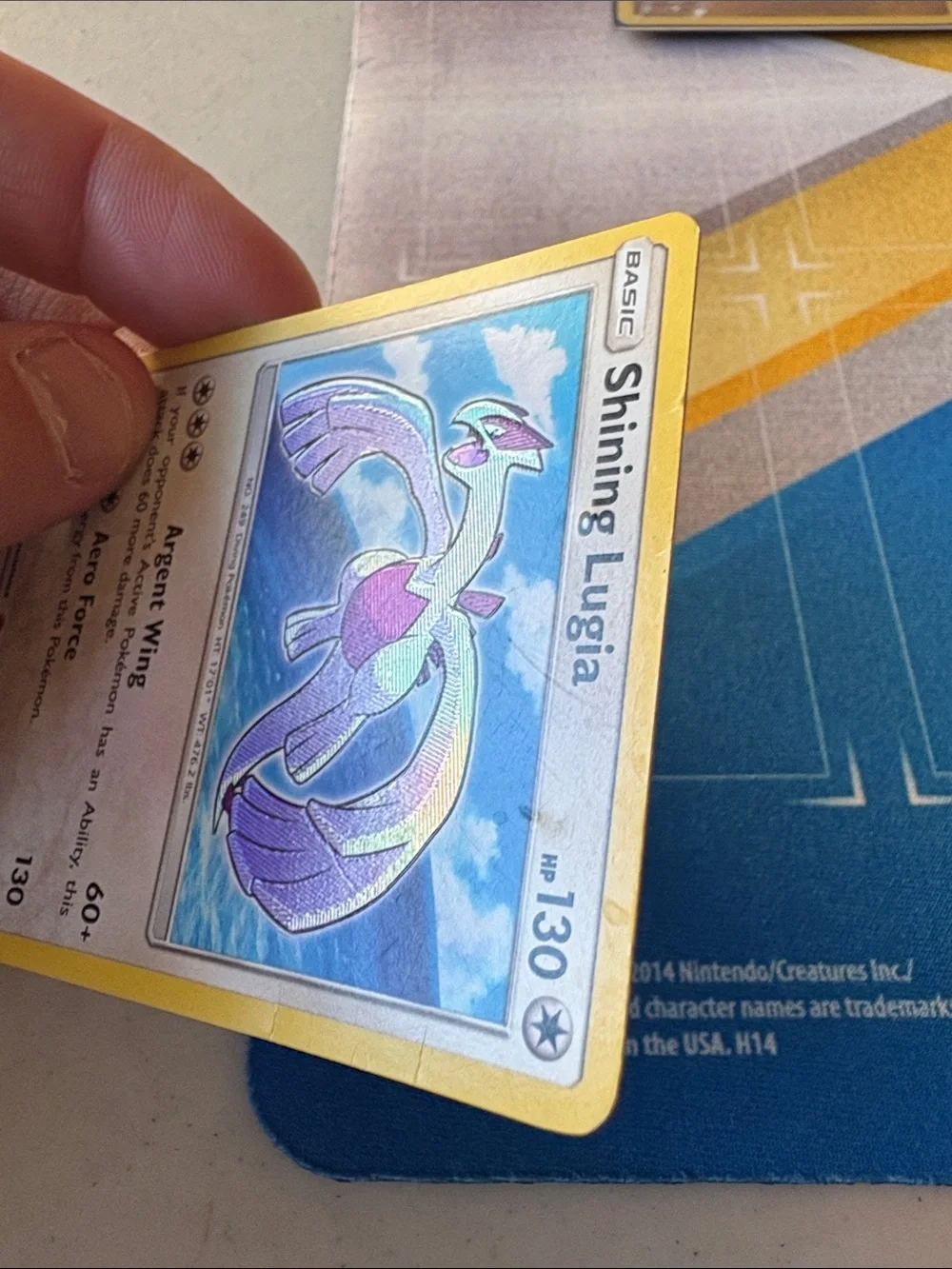 Pokémon Shining Lugia SM82 Shining Legends Promo Holo Basic Card MP